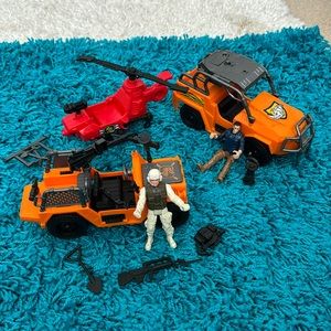 🎉2 for $15🎉Mix of Cars, Figures, and a helicopter from different play sets